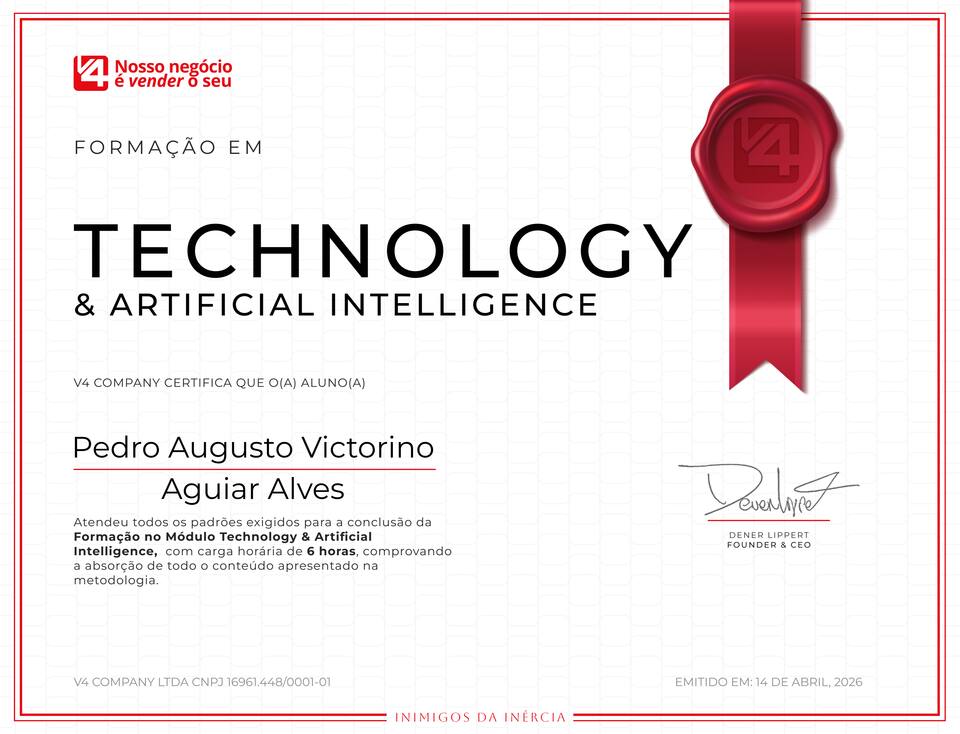 Certificado V4 Foundation · Technology & AI